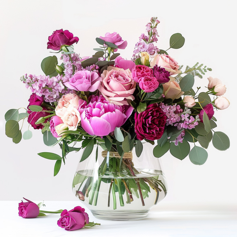 How to sign the congratulatory message on the King of Prussia store opening flower basket?